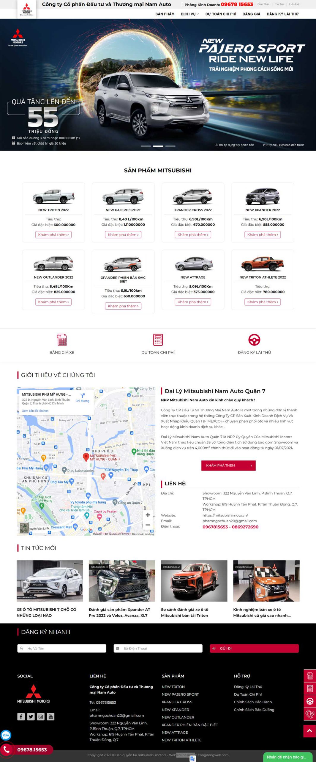 Website Oto Mitsubishi